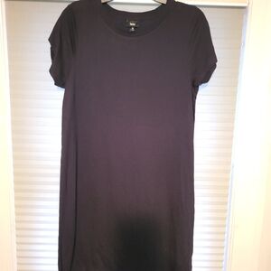 Mossimo Black T-Shirt Dress